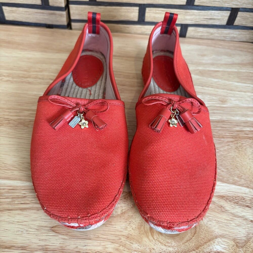 Coach Coral Espadrille Size‎ 7.5